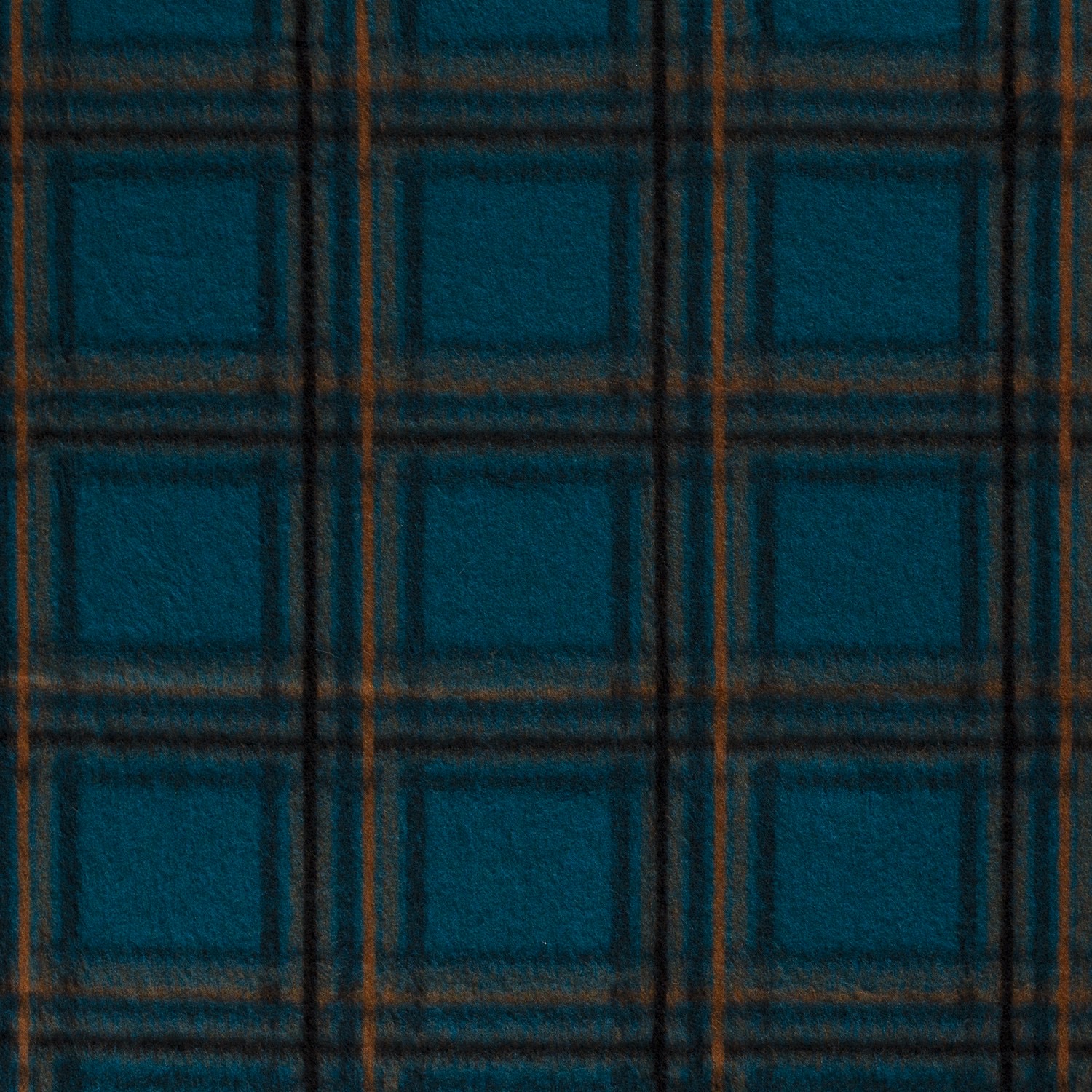 wool check brushed